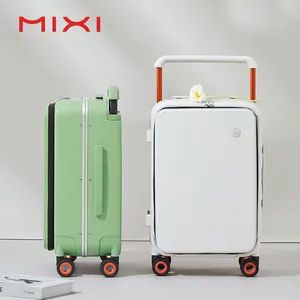 Mixi กล่องเดินทางหรูหราสําหรับธุรกิจคุณภาพดีวัสดุ PC กระเป๋าเดินทางรถเข็นกระเป๋าเดินทางกระเป๋าถือกระเป๋าเดินทางมีล้อ