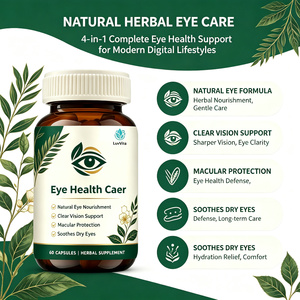 LUVVITA Vision Enhance Pro Capsules pour les yeux, <span class=keywords><strong>soin</strong></span> antioxydant, soulage la fatigue oculaire, soutient la vision, complément alimentaire, 60 capsules pour adultes - Product Image 2