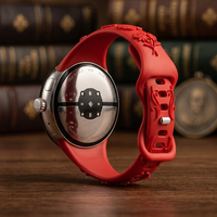 Tali Jam Tangan Karet Silikon Motif Bunga Mawar Embos untuk Pengganti Google Pixel Watch Seri 2