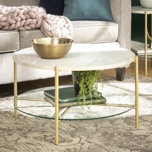 Gold Handcrafted Accent <b>Table</b> - Product Image 1