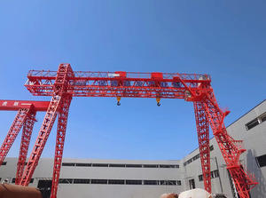 ارتفاع قابل للتعديل مصغرة كهربائية مزدوجة العارضة CNC رافعة محمولة آلة إعداد سطح العملاقة الصلب رفع 45 طن 20 متر - Product Image 2