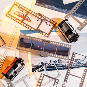 Paquete de 15 unidades de paquetes de tarjetas huecas de papel Kraft blanco, Serie de colección de Marcos, material de collage de fondo de manual - Product Image 2