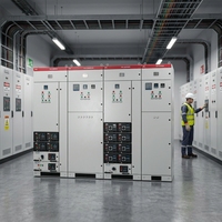 Armoire de commutation industrielle intérieure personnalisée moyenne et haute tension, classe IP66, construction en acier inoxydable pour équipement électrique de centre de données