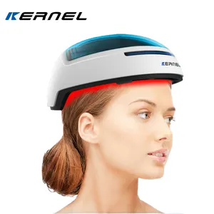 Casco para la pérdida de cabello KN8000B, terapia láser, núcleo lllt, 650nm, crecimiento del cabello, tapa Láser Médica, diodo, sistema de tratamiento para la pérdida de cabello