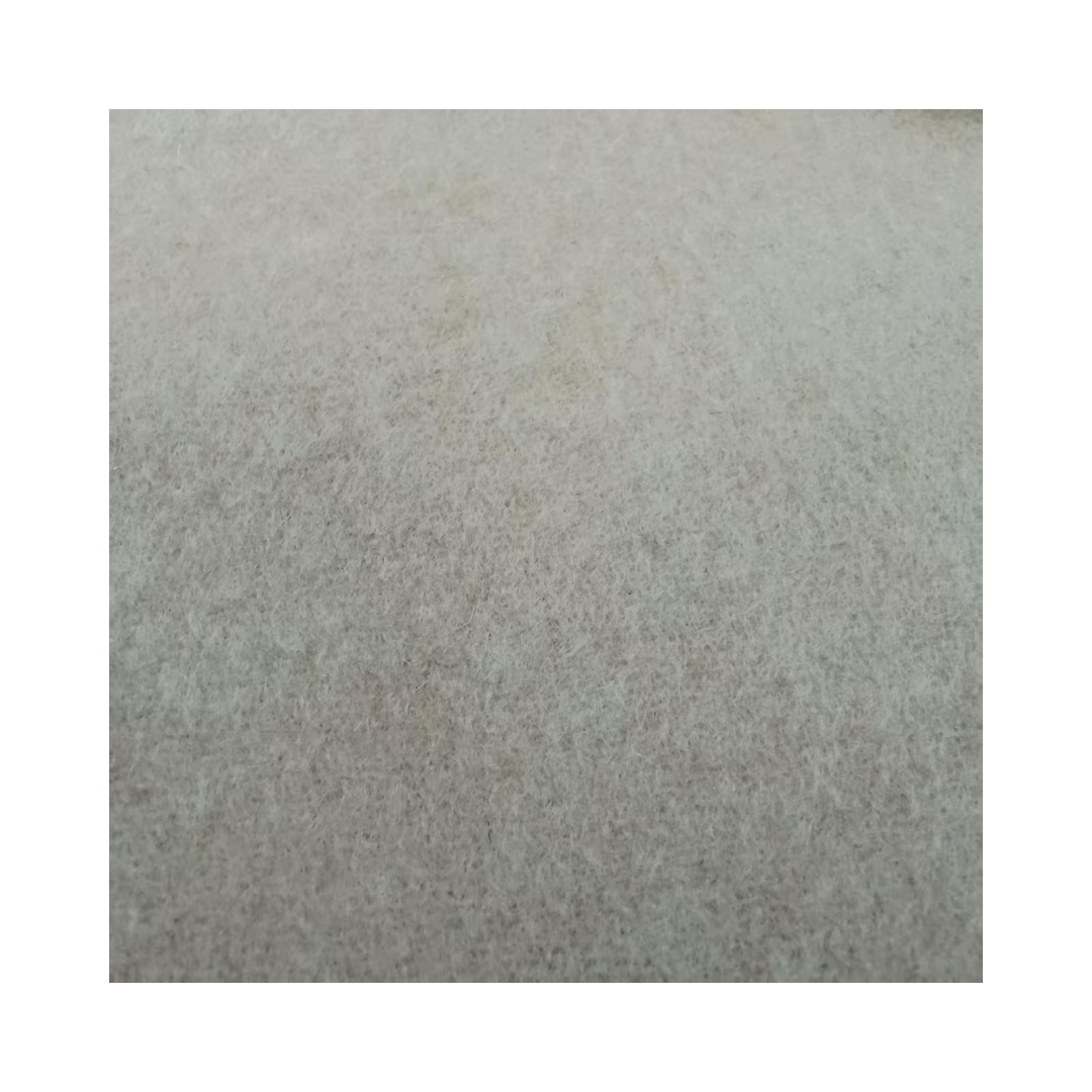 50 Wool 50 Cashmere Double Faced Fabric Khaki Super Luxury Material