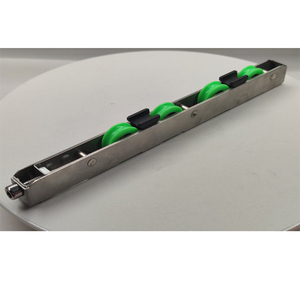 Ruedas de rodillos azules de 15*20mm de alta resistencia para puertas de aluminio OPK, ventana deslizante de acero inoxidable, 4 rodillos, apartamento tradicional - Product Image 3