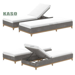 Chaises modernes de luxe pour piscine Salon de <span class=keywords><strong>soleil</strong></span> en corde métal Bois Plage Luxe Extérieur Jardin Natation <span class=keywords><strong>Soleil</strong></span> Lit Hôtel Aluminium <span class=keywords><strong>Chaise</strong></span> de piscine - Product Image 5