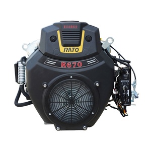 เครื่องยนต์เบนซิน 20 แรงม้า แบบ V-Twin พร้อมระบบระบายความร้อน OHV และเพลาแนวนอนขนาด 669 ซีซี - Product Image 1