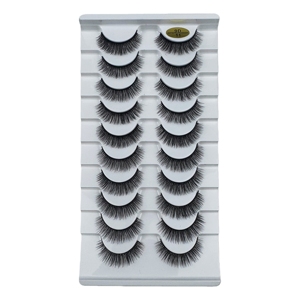 En gros, Extensions de <span class=keywords><strong>cils</strong></span> en bande complètes faites à la main, courtes, véganes, effet 3D Faux Vison, réutilisables et volumineuses - Product Image 3