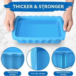 Grands moules à glaçons pour le bain et l'extérieur, réutilisables, lavables au lave-vaisselle, longue durée de vie, pratiques à utiliser, excellent effet de refroidissement - Product Image 2