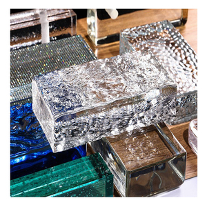 Bloques de <span class=keywords><strong>cristal</strong></span> de varios colores, precio de venta al por mayor, salida de fábrica, alto nivel de fuego, pared de ladrillo de vidrio, bloque de vidrio de fusión en caliente - Product Image 3