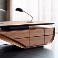 Bureau de direction moderne en forme de L avec grand rangement, nouveau style chinois, tendance, pour la maison, le bureau, le patron