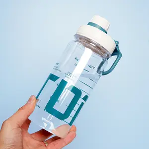 2023 пластиковая Спортивная бутылка для воды с фруктовым соком, чашка с широким и маленьким ртом, пластиковая Герметичная крышка для питья