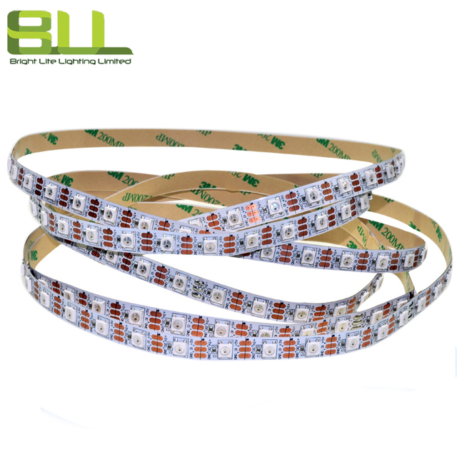 SK6812 60leds/m Smart Strip Lights Addressable RGB DC5V 5m Led Pixel Strip with Phone App Remote Control