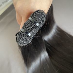 OFERTA: Cabello Virgen Liso 100% Indio, Cabello Humano sin Procesar, Venta al por Mayor, Genius Weft, Paquetes de Cabello Virgen con Cutícula Alineada, Natural Transparente - Product Image 6