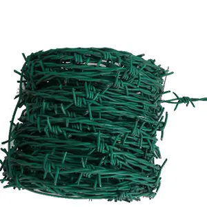 廉价绿色聚氯乙烯涂层2.5毫米铁丝网/12号镀锌铁丝网重量