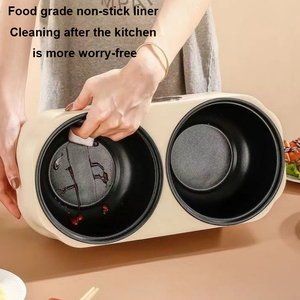 Cuisinière <span class=keywords><strong>à</strong></span> <span class=keywords><strong>riz</strong></span> électrique multifonctionnelle commerciale 5l 6 litres multifonctionnelle professionnelle multifonctionnelle meilleure petite mini double cuisinière <span class=keywords><strong>à</strong></span> <span class=keywords><strong>riz</strong></span> - Product Image 2