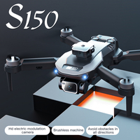 S150 Mini Quadecopter Drone 480P Double Caméra Hélicoptère Évitement D'obstacles Moteur Brushless Dron Avion