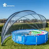 STARMATRIX fabbrica PH-04 PVC Film in fibra di vetro pali fuori terra piscina gonfiabile cupola piscina tenda