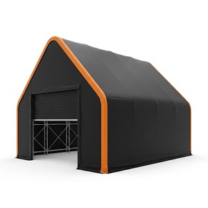 Structure <span class=keywords><strong>en</strong></span> acier galvanisé pour hangar préfabriqué à portes <span class=keywords><strong>en</strong></span> tissu, hauteur claire 6m, dimensions 30x60m, résistant au feu B1, pour abri et stockage - Product Image 5