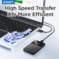 محرك أقراص صلبة خارجي محمول EAGET G26 بالجملة 250/320/500 جيجابايت/1 تيرابايت USB 3.0 بسرعة 5 جيجابت في الثانية، أقراص صلبة ملونة