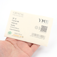 YHB 154-185 Strass thermocollants brillants de haute qualité pour sacs, chaussures, vêtements, téléphones, bricolage, nail art