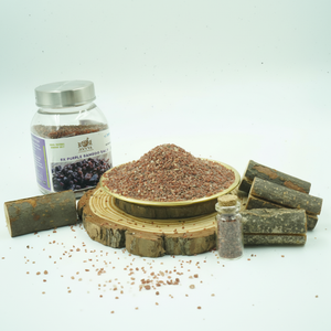 Sel de bambou violet 9X de style coréen extrait d'herbes de désintoxication biologique récipient en verre emballé sous vide cultivé à l'état sauvage peut exporter dans le monde entier - Product Image 1