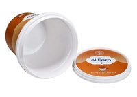 Pot à yaourt rond jetable durable avec couvercle, emballage IML personnalisé avec logo imprimé, fabriqué par le fabricant