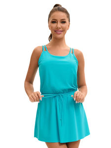 Traje de baño de una pieza con estilo para mujer europea americana, ropa de playa con estampado de patrón sólido Sexy, corte cómodo de talla grande - Product Image 2