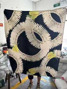 Vente en gros de couvertures tissées personnalisées de 30 x 40 pouces, couverture super douce pour bébé, couverture en polaire blanche pour bébé, sublimation - Product Image 6