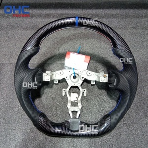 พวงมาลัยคาร์บอนไฟเบอร์แท้แบบกำหนดเองสำหรับ <span class=keywords><strong>Nissan</strong></span> 370Z Z34 2008-2021สำหรับ Infiniti Fx35 Fx50 Qx70สีขาว/น้ำเงิน/เหลือง/ม่วง - Product Image 6