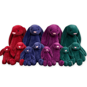 Boneka Kelinci Paskah Jelly Cat Multi-Warna, Grosir, Mainan Boneka Kelinci Telinga Panjang, Boneka Lembut Lucu, Hadiah untuk Anak-Anak - Product Image 1