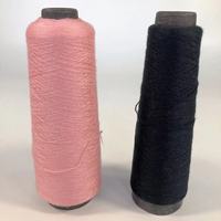 Fil à tricoter en viscose/nylon/PBT NM 48/2 NE28/2 teinté, fil à tricoter en laine pour tricot plat, pas cher