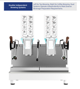 Espumador comercial eléctrico Naixer OEM, máquina <span class=keywords><strong>de</strong></span> café expreso Vintage <span class=keywords><strong>de</strong></span> tres grupos y 3 cabezales, máquina <span class=keywords><strong>de</strong></span> café <span class=keywords><strong>Industrial</strong></span> comercial - Product Image 6