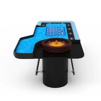 YH Gambling Poker Tisch Profession elle Qualität 22 Zoll Roulette Rad Tisch mit Stahl pedal