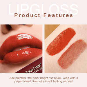 Gloss à lèvres repulpant effet miroir, non-collant, teinté, marque privée, haute brillance, longue tenue, waterproof - Product Image 3