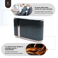 Meuble de salle à manger de luxe italien Elefante, console de rangement en bois massif de haute qualité et acier inoxydable, mobilier pour la maison