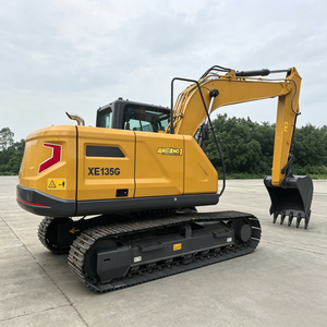 Excavatrice sur chenilles XE135G Jaune 13 tonnes Équipement de construction hydraulique Garantie 1 an Pompe et boîte de vitesses haute efficacité 85KW - Product Image 3