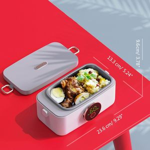 กล่องอุ่นอาหารแบบพกพาไร้สายสำหรับผู้ใหญ่ พัฒนาขึ้นเองได้ ใช้พลังงานแบตเตอรี่ พร้อมระบบทำความร้อนอัตโนมัติ และกระเป๋าเก็บความร้อน - Product Image 3