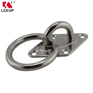 Plaque <span class=keywords><strong>d</strong></span>'<span class=keywords><strong>amarrage</strong></span> de pont de yacht de bateau marin de coussin de diamant <span class=keywords><strong>d</strong></span>'acier inoxydable résistant avec l'<span class=keywords><strong>anneau</strong></span> - Product Image 3