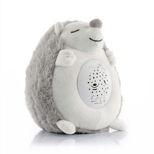 Juguete de Peluche de Erizo de Algodón Lavable MILI, Juguete <span class=keywords><strong>para</strong></span> <span class=keywords><strong>Dormir</strong></span> <span class=keywords><strong>para</strong></span> Bebés |   Luz Nocturna de Proyección de Cielo Estrellado con Música Relajante, Funciona con 3 Pilas AAA - Product Image 1
