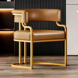 Sillón de Recepción de Lujo para Salón de Belleza, Sillón Individual de Alta Gama para Clientes de Salón de Uñas con Respaldo - Product Image 2