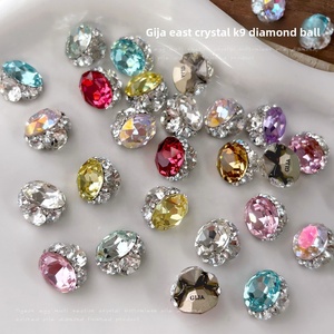 Paso Sico K9 Bijoux d'ongles en cristal pavé - Strass en forme d'œuf sans sertissage, édition haute couture pour ongles - Product Image 2