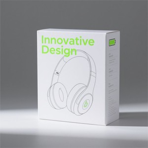 Tai nghe hộp carton bao bì hộp màu tùy chỉnh gói phù hợp cho hộp đăng ký lô hàng thương mại điện tử - Product Image 3
