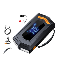 Démarreur portable pour voiture, camion et moto, avec pompe à air et compresseur, fabricant OEM, batterie anti-étincelles