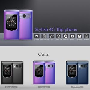 Dropshipping Hot Sale HAMTOD T8 4G Flip Phone EU Version 2.8 Inch + 1.77 Inch <strong>VoLTE</strong> BT SOS OTG 1500mAh <strong>Battery</strong> - Product Image 5