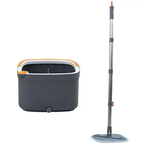 New floor mop automatic corner cleaning flat mop and bucket for floor cleaning