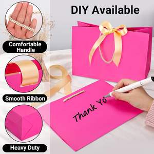 Bolsa de Papel con Doble Cinta y Logotipo Personalizado, Bolsa de Papel para Regalos y Compras - Product Image 3