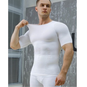 Sous-vêtement de sport pour homme personnalisé, coupe ajustée, compression, séchage rapide, soutien abdominal, respirant, tricoté pour le remodelage corporel - Product Image 1