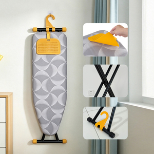 Planche <span class=keywords><strong>à</strong></span> <span class=keywords><strong>repasser</strong></span> pliable en métal durable de haute qualité, grande taille, <span class=keywords><strong>table</strong></span> <span class=keywords><strong>à</strong></span> <span class=keywords><strong>repasser</strong></span> pour la maison avec crochet de suspension pour buanderie - Product Image 2